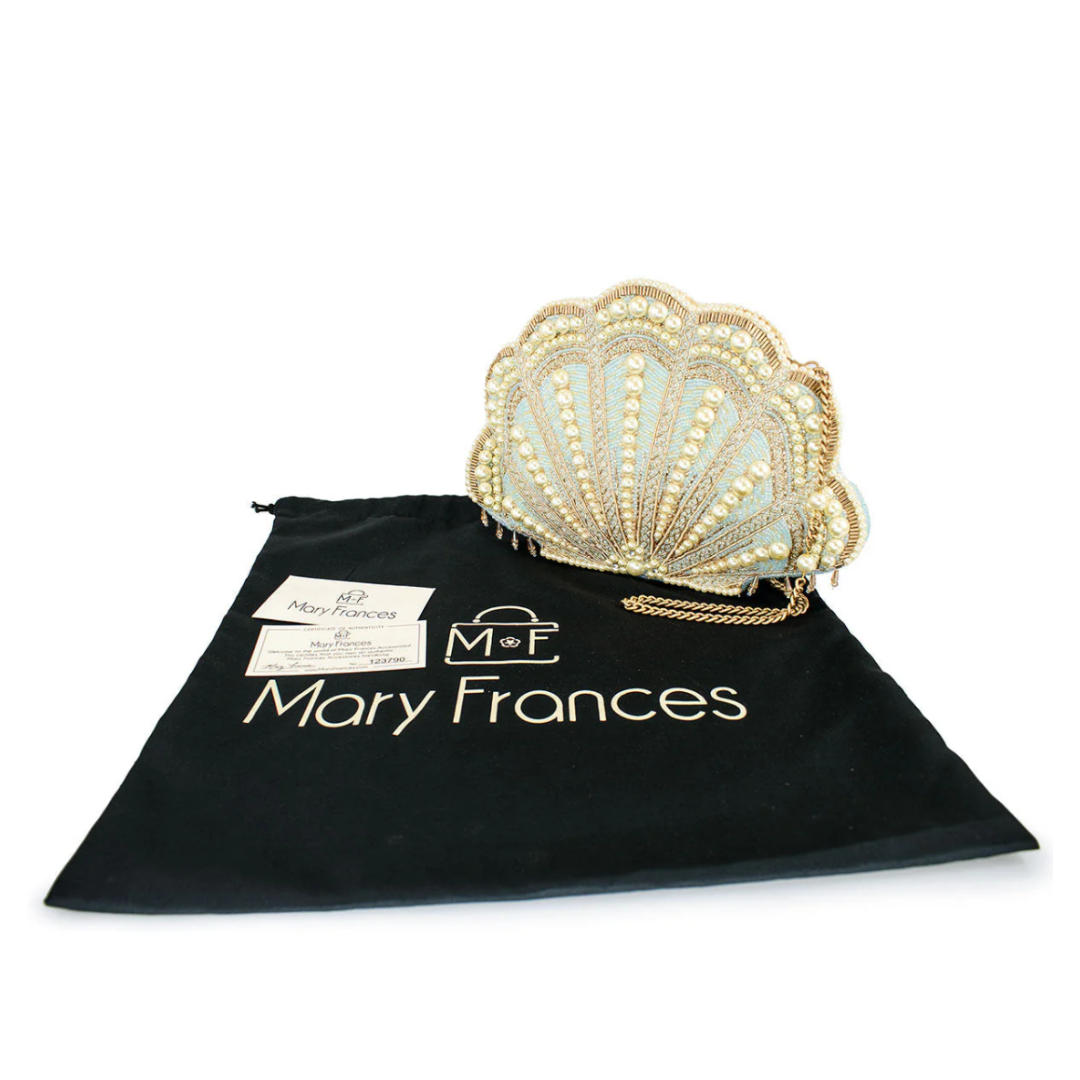 Mary Frances Seaside Luxury Crossbody Handbag Mary Frances Seashell Beaded Handbag