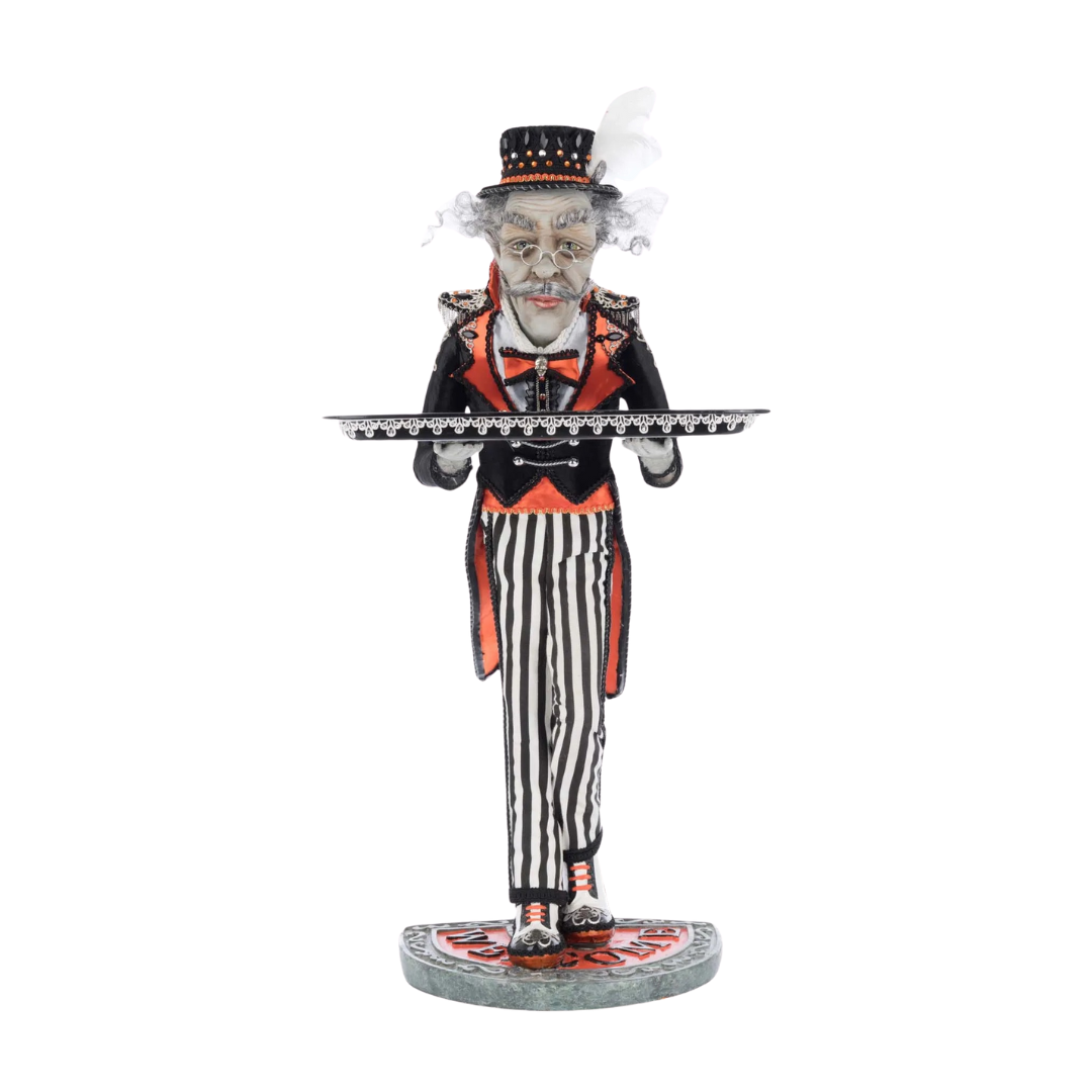 Katherine's Collection Bartholomew the Butler Server Katherine's Collection Halloween Butler Server