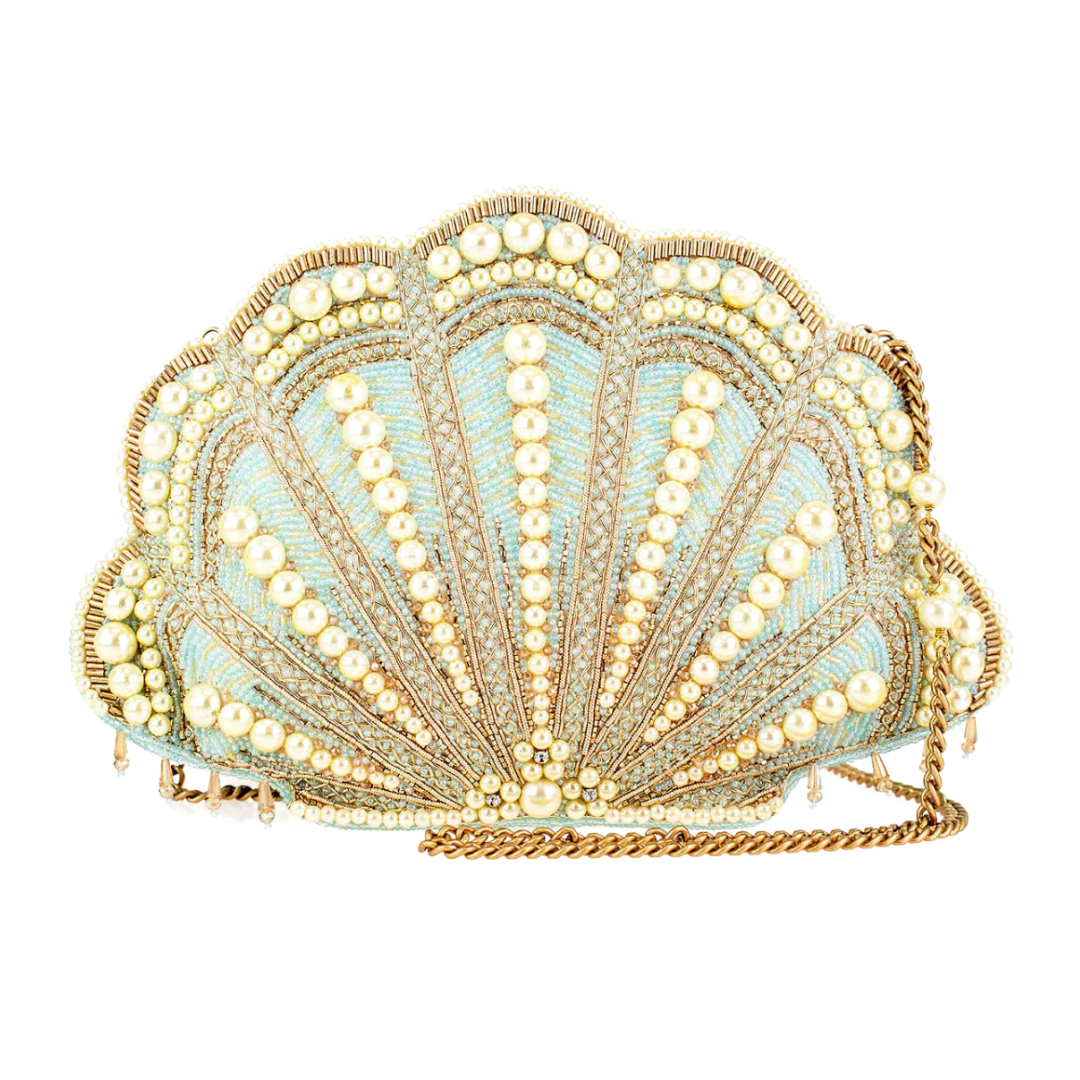 Mary Frances Seaside Luxury Crossbody Handbag Mary Frances Seashell Beaded Handbag