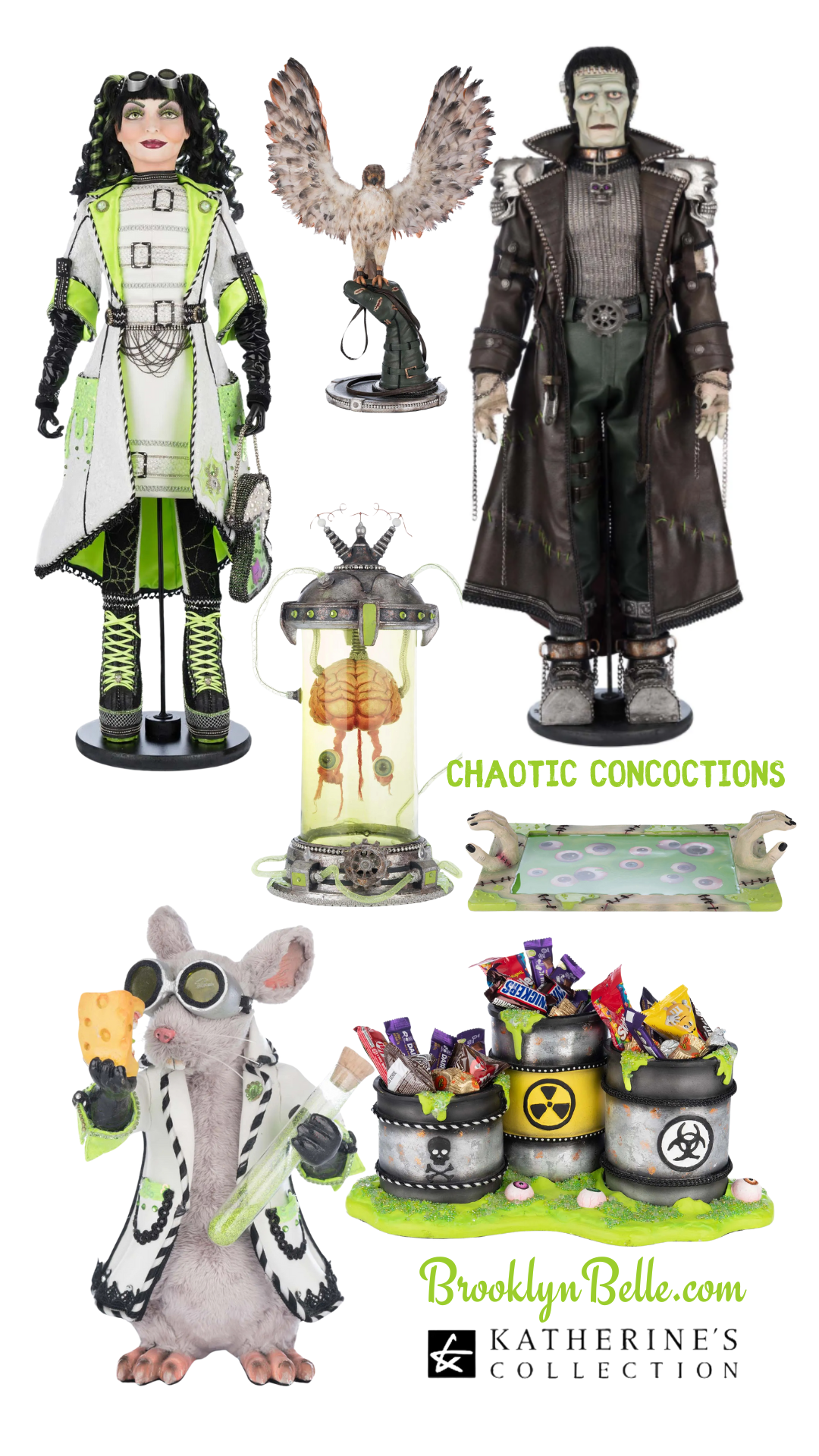 Katherine's Collection Chaotic Concoctions Pumpkin Set of 2 Katherine's Collection Hallween Pumpkins (Copy)