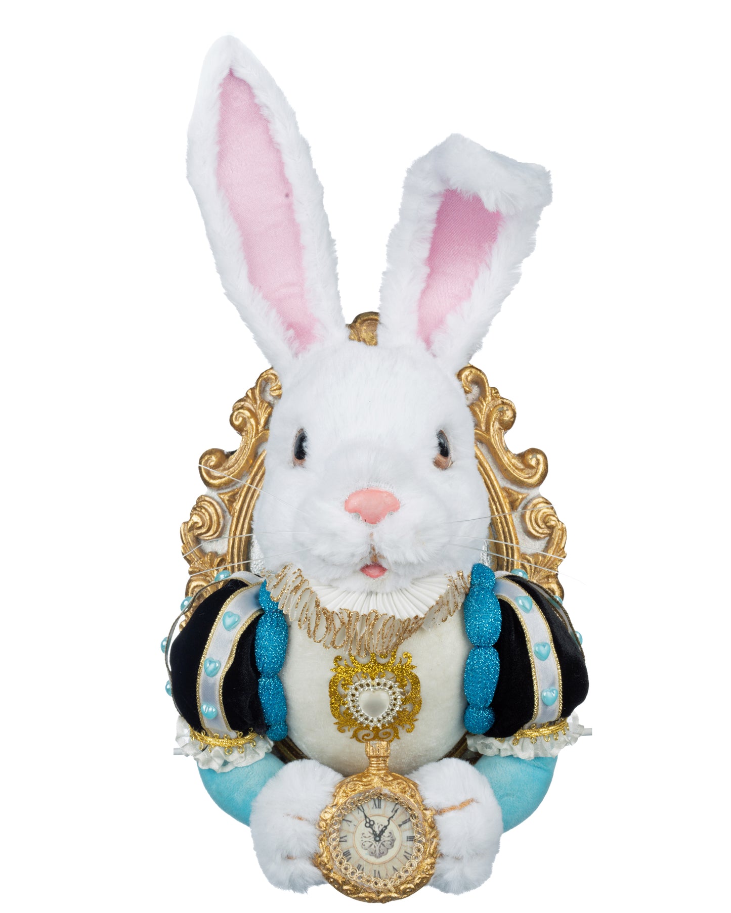 Katherine's Collection Rabbit Door Knocker blue Katherine's Collection Hearts and Wonderland
