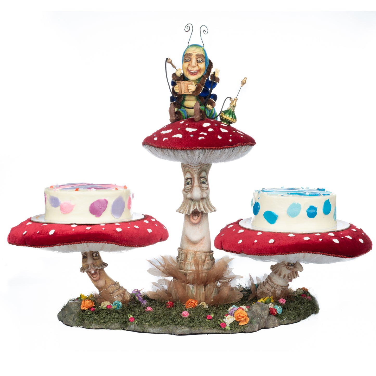Katherine's Collection Caterpillar and Mushroom Serving Piece Katherine's Collection Hearts and Wonderland