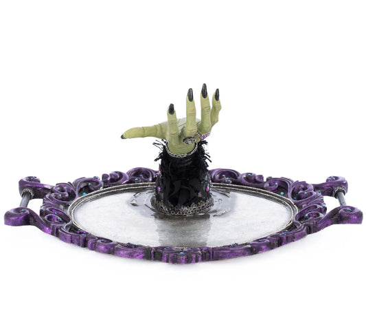 Katherine's Collection Mirror Mirror Cupcake Server  Katherine's Collection Halloween Witch Hand Server