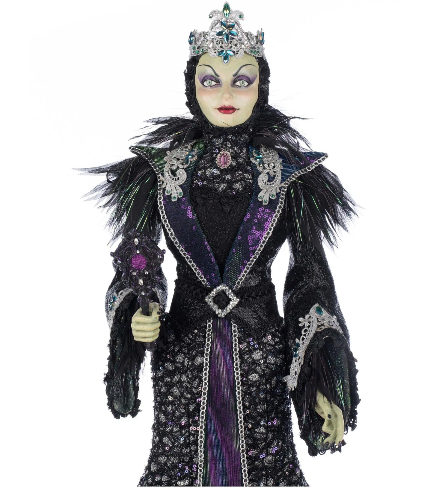 Katherine's Collection Wicked Queen Drusilla Doll Katherine's Collection Halloween Doll Decoration