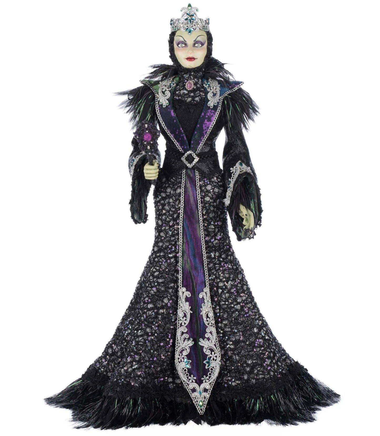 Katherine's Collection Wicked Queen Drusilla Doll Katherine's Collection Halloween Doll Decoration