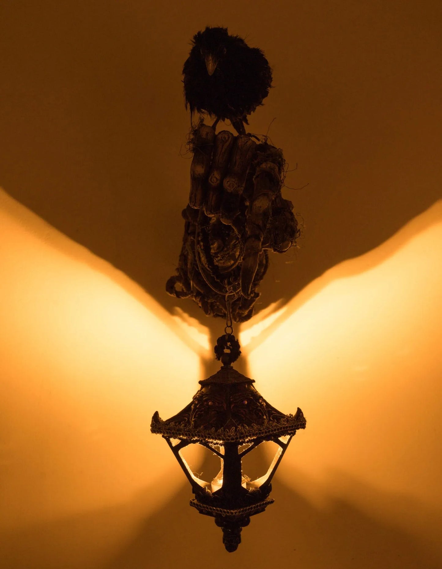 Katherine's Collection A Grimm Halloween Haunted Forest Wall Lantern Katherine's Collection Halloween Wall Sconce