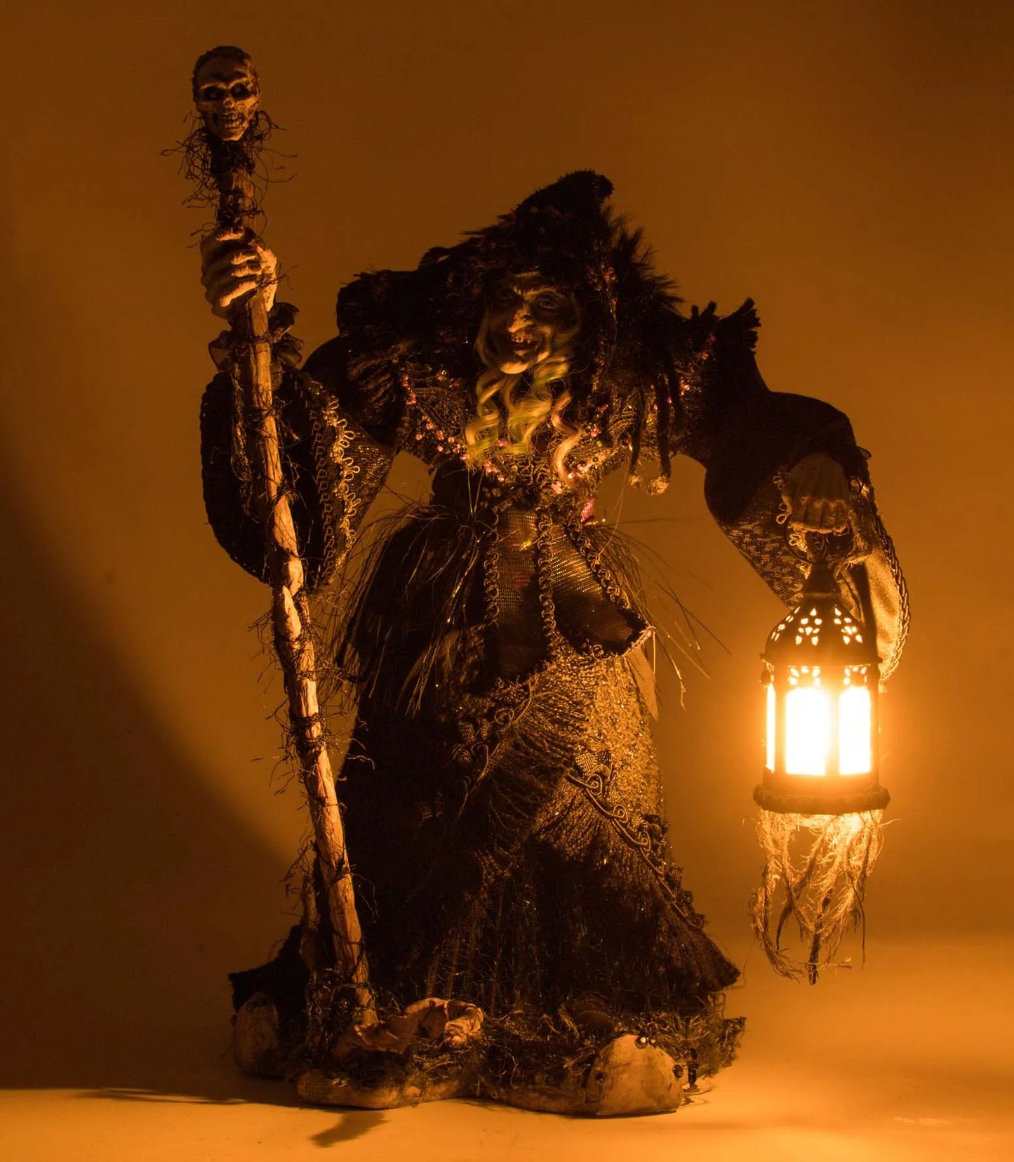 Katherine's Collection Halloween Grizelda Grimm Witch Tabletop Katherine's Collection A Grimm Halloween Witch