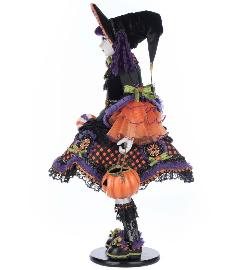 Katherine's Collection Poppy Broomson Doll Katherine's Collection Halloween Doll Decoration