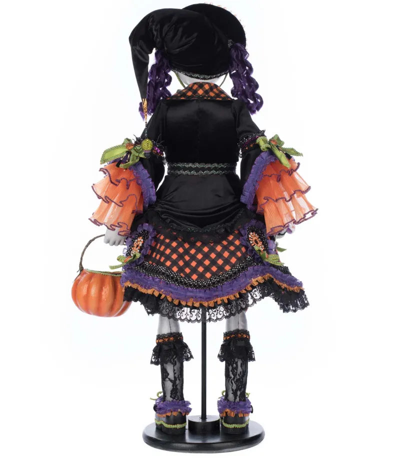 Katherine's Collection Poppy Broomson Doll Katherine's Collection Halloween Doll Decoration
