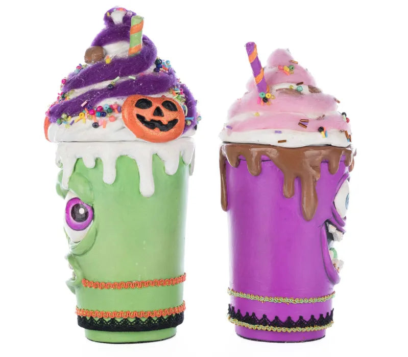 Katherine's Collection Franken Frap and Monster Mocha Assortment of 2 Katherine's Collection Halloween Decorations
