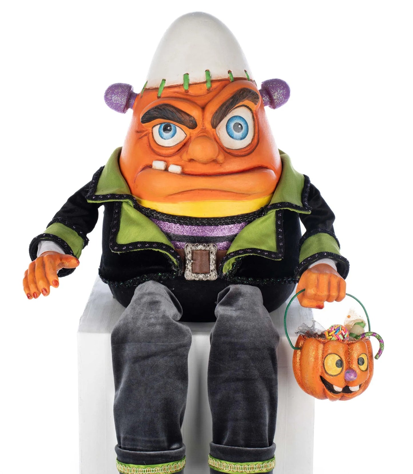 Katherine's Collection Frankie Corn Ledge Sitter Katherine's Collection Halloween Candy Corn Decoration