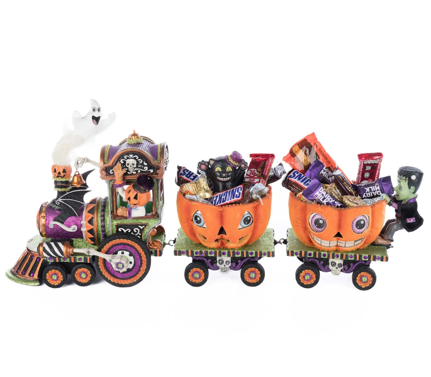 Katherine's Collection The Ghoulish Gatherings Express Katherine's Collection Halloween Train Candy Bowls