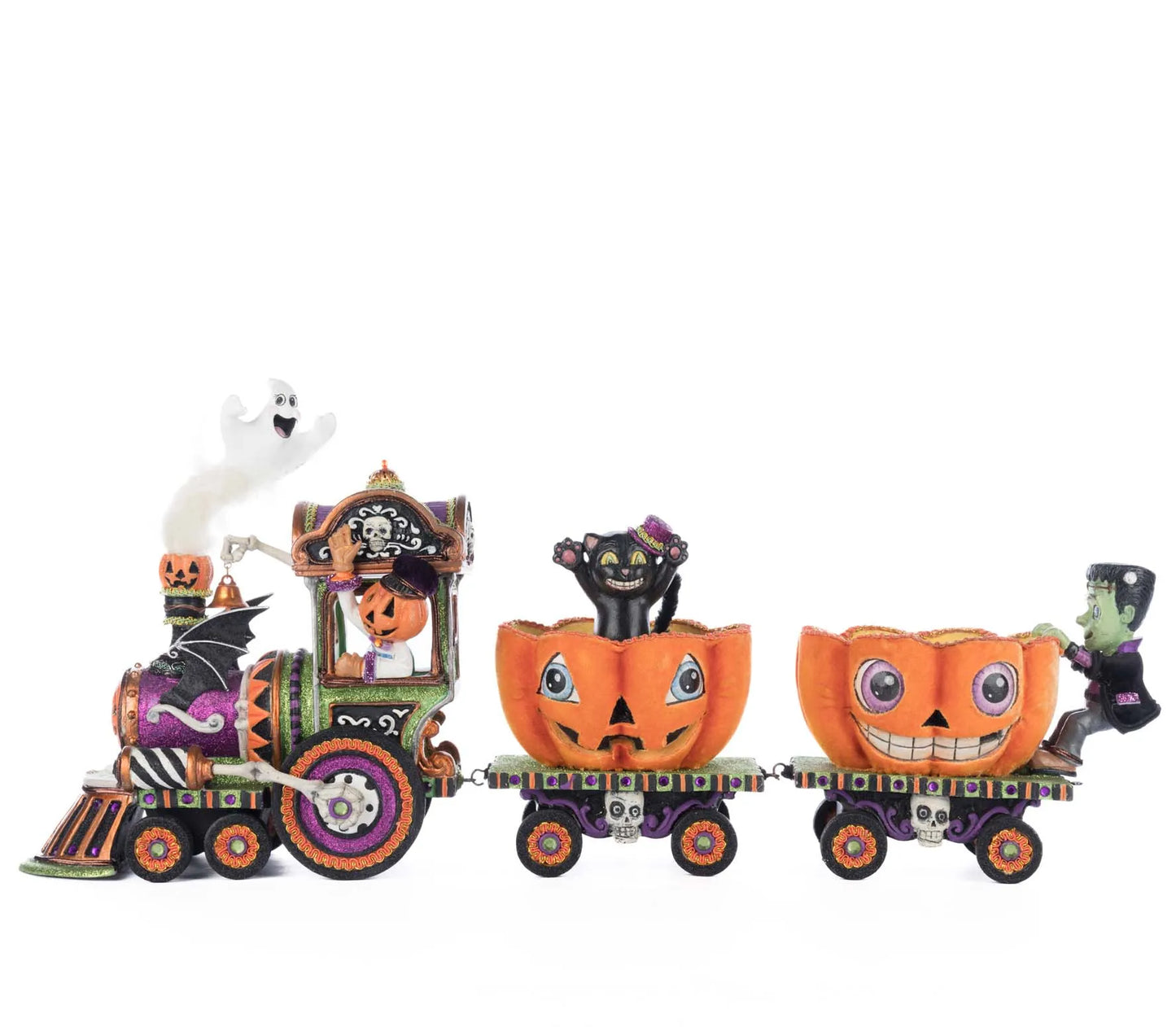 Katherine's Collection The Ghoulish Gatherings Express Katherine's Collection Halloween Train Candy Bowls