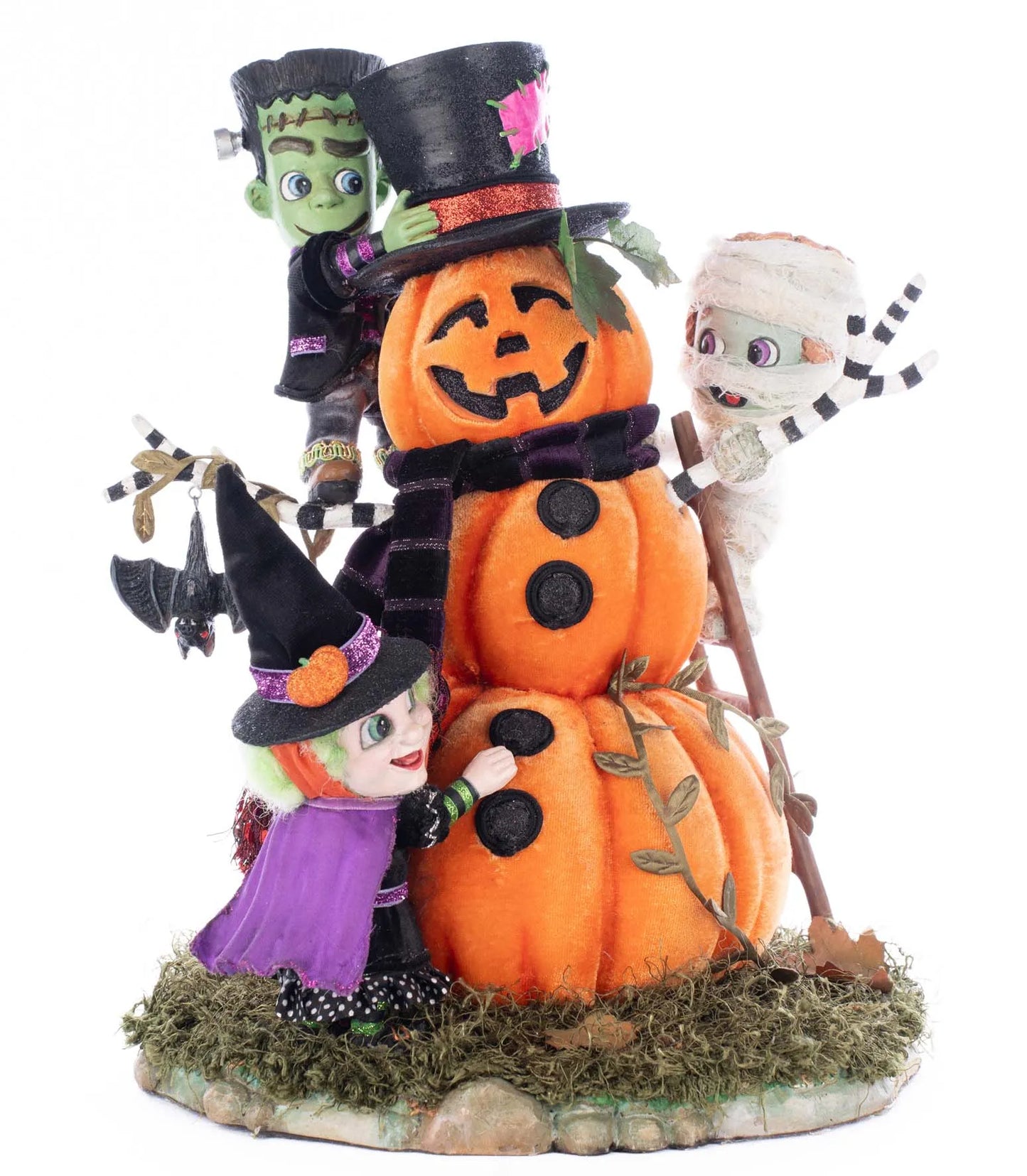 Katherine's Collection Ghouls Building Pumpkin Man Katherine's Collection Halloween Decoration
