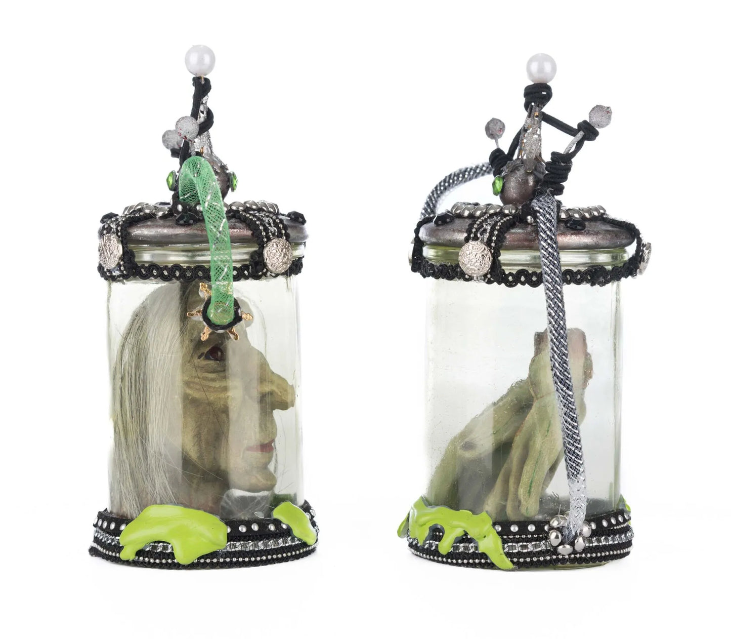 Katherine's Collection Chaotic Specimen Jars Set of 2 Katherine's Collection Halloween Decorations (Copy)