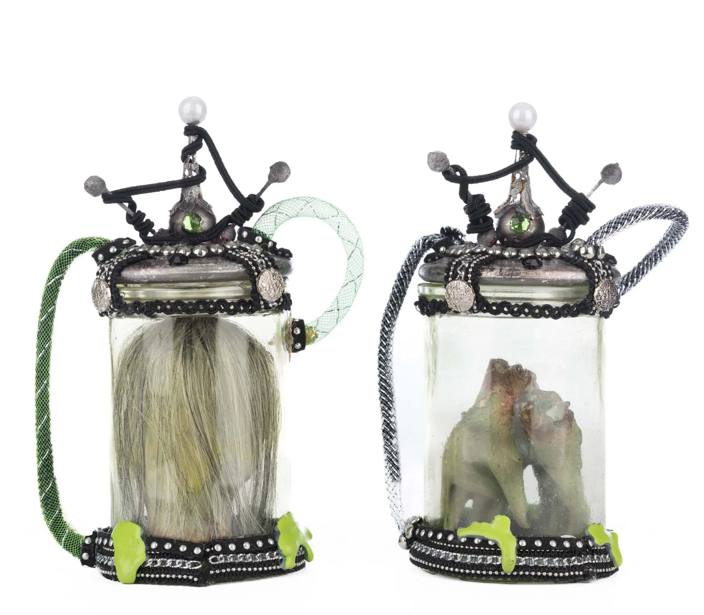 Katherine's Collection Chaotic Specimen Jars Set of 2 Katherine's Collection Halloween Decorations (Copy)