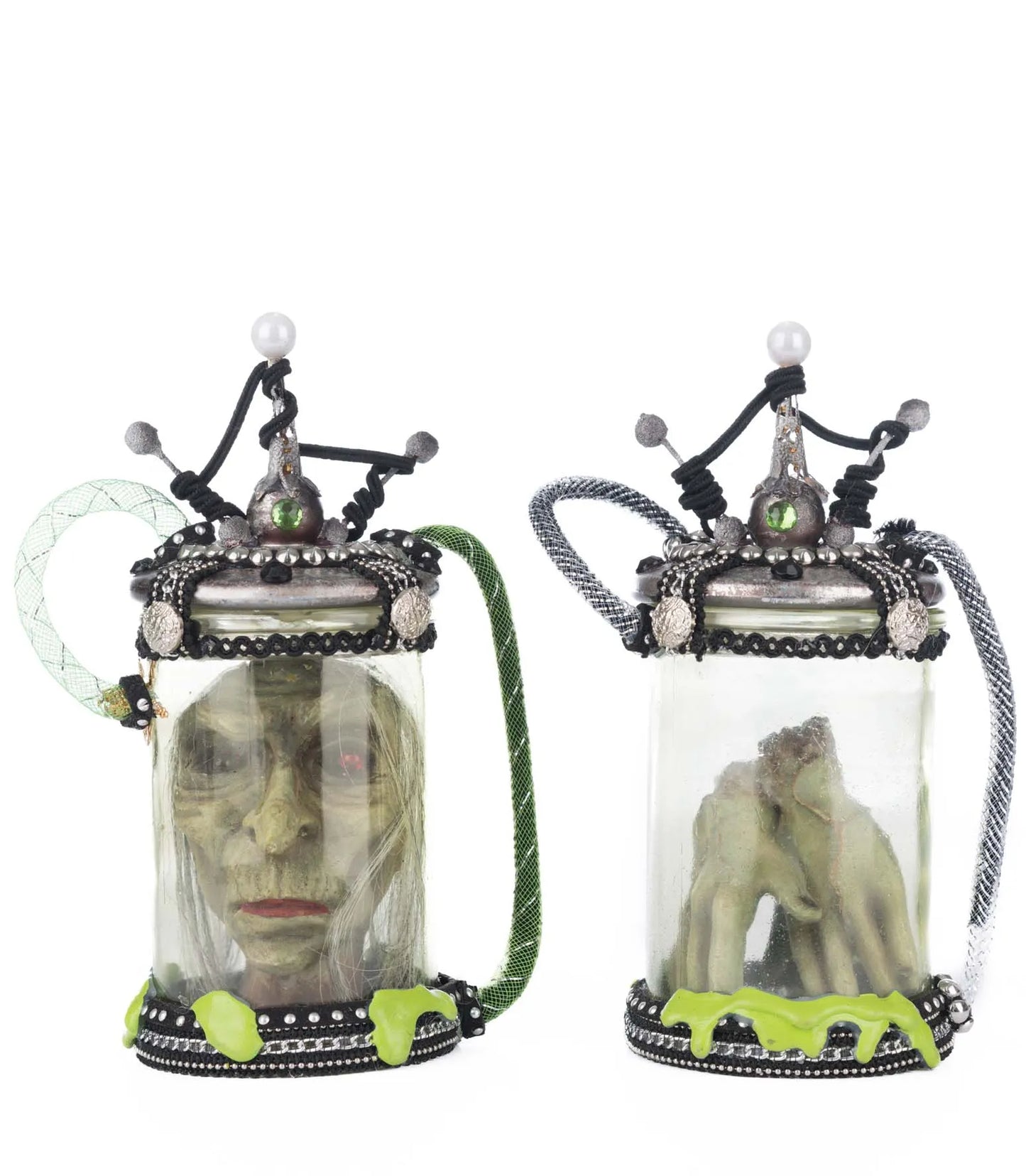 Katherine's Collection Chaotic Specimen Jars Set of 2 Katherine's Collection Halloween Decorations (Copy)