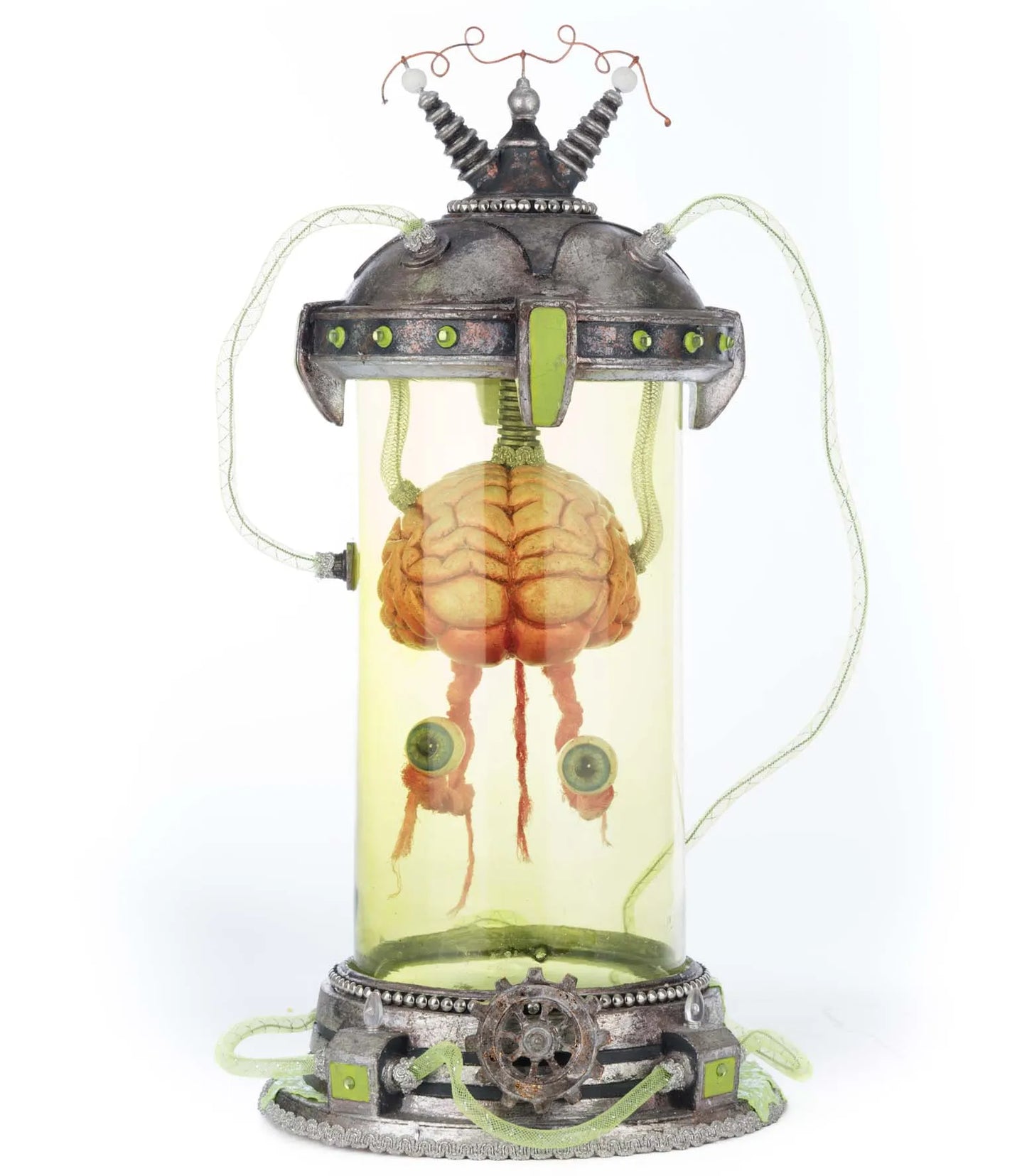 Katherine's Collection Marvin The Brain In Cloche Katherine's Collection Halloween Brain Decoration