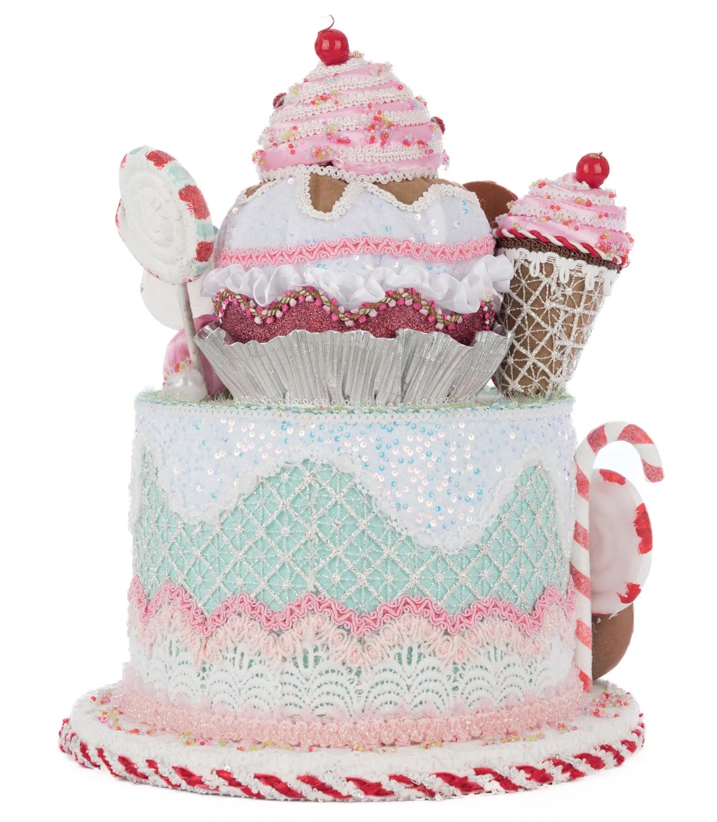 Katherine's Collection Christmas Sweet Delights Tree Topper Katherine's Collection Cake Tree Topper
