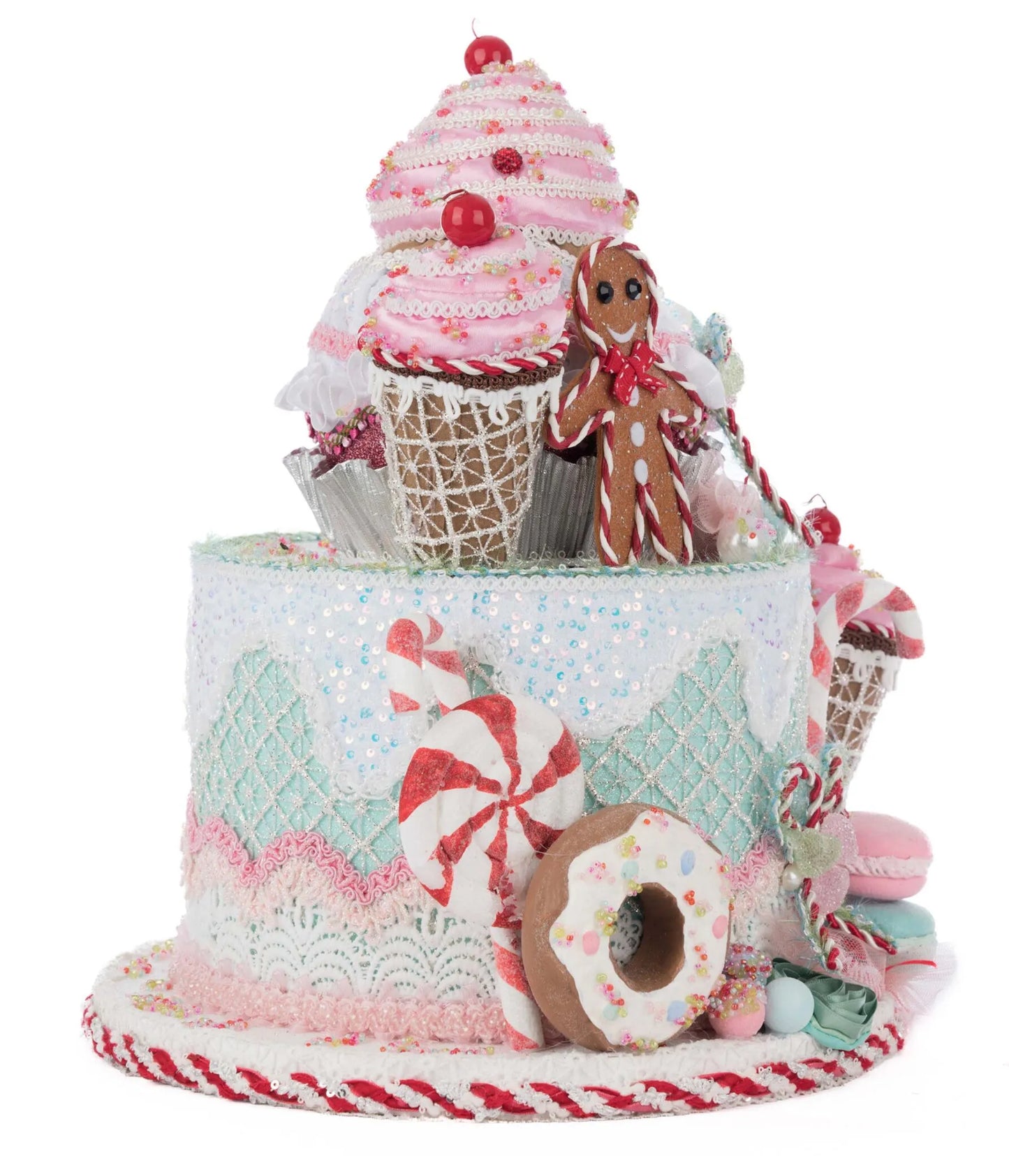 Katherine's Collection Christmas Sweet Delights Tree Topper Katherine's Collection Cake Tree Topper