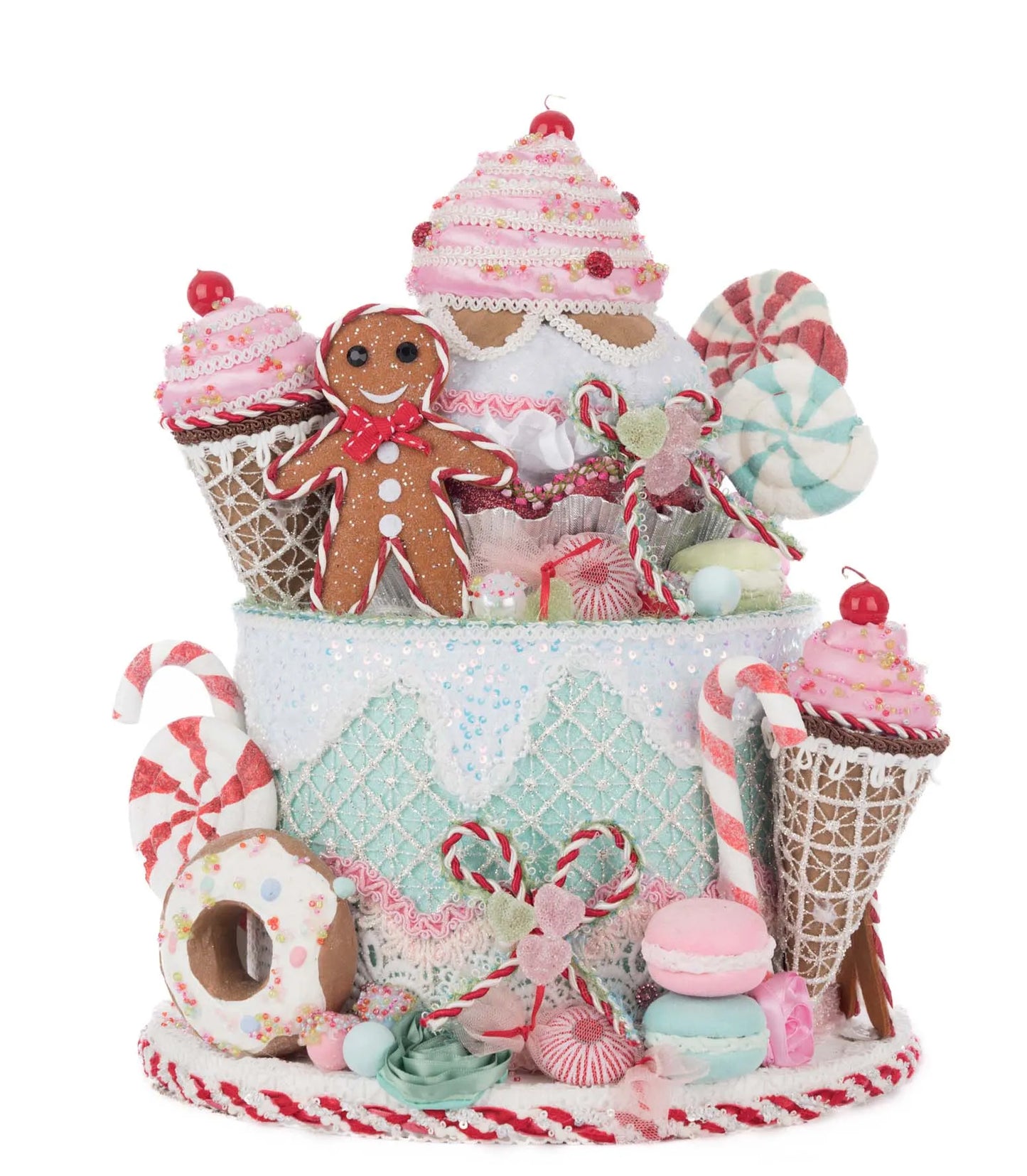 Katherine's Collection Christmas Sweet Delights Tree Topper Katherine's Collection Cake Tree Topper