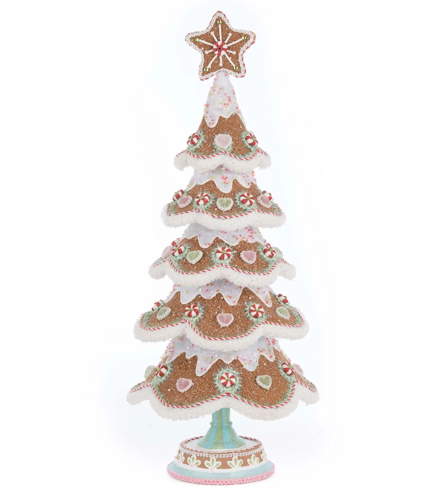 Katherine's Collection Christmas Sweet Delights Tabletop Tree Katherine's Collection Gingerbread Tree