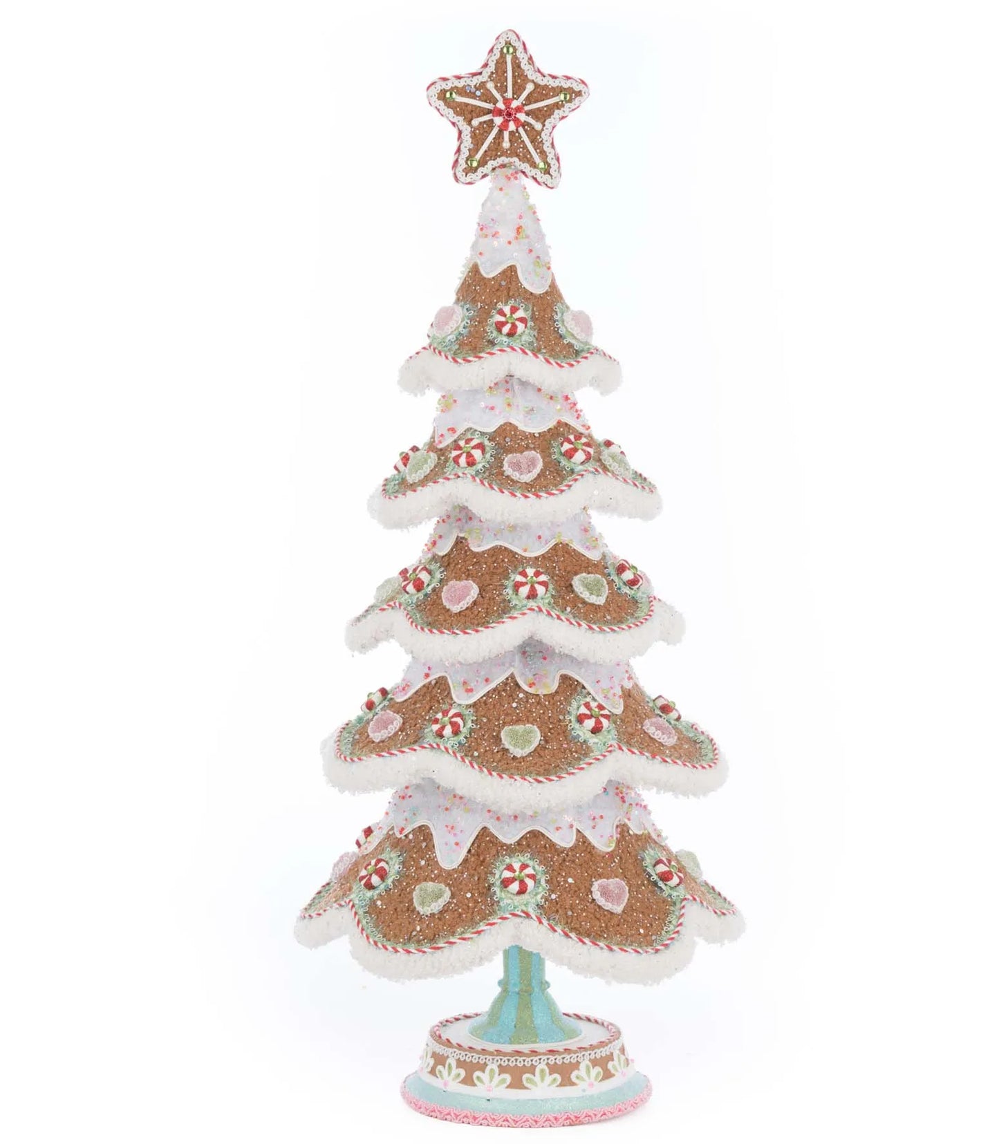 Katherine's Collection Christmas Sweet Delights Tabletop Tree Katherine's Collection Gingerbread Tree