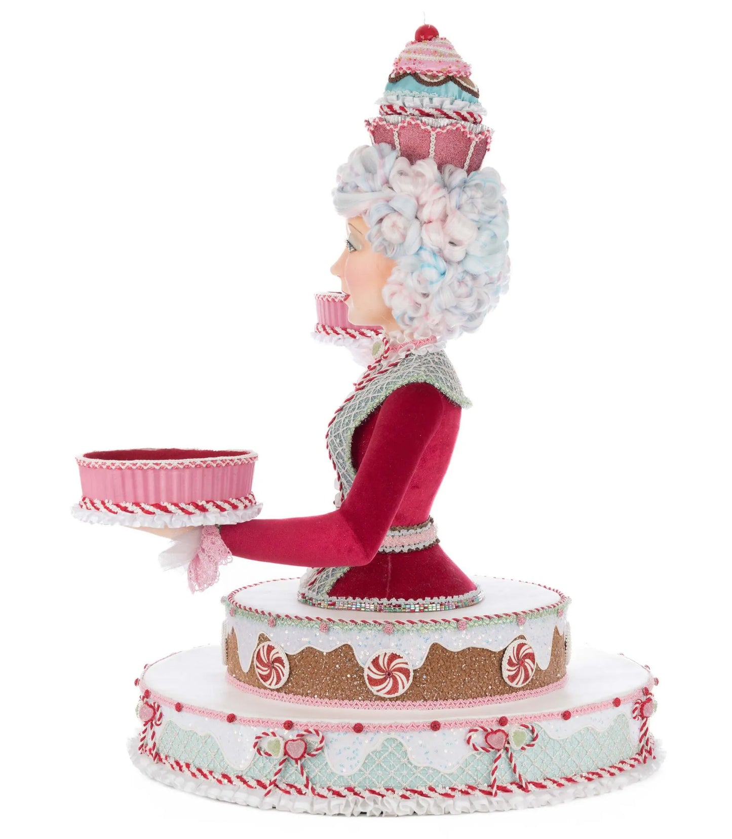 Katherine's Collection Christmas Sweet Delights Honey Cake Cupcake Server Katherine's Collection Christmas Server