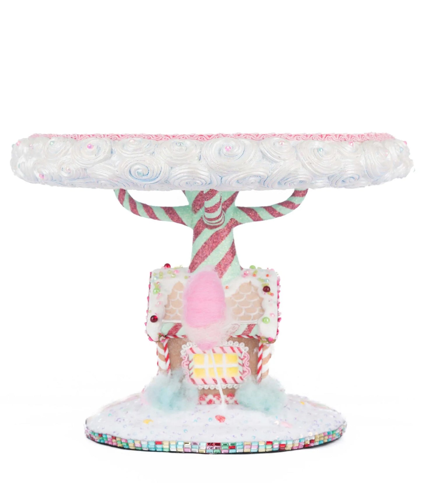 Katherine's Collection Christmas Sweet Delights Cake Plate Katherine's Collection Gingerbread Cake Stand