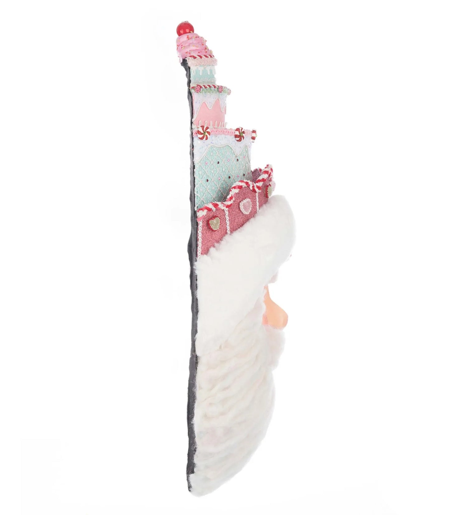 Katherine's Collection Christmas Sweet Delights Santa Wall Mask Hanging Katherine's Collection Santa Claus Wall Decor