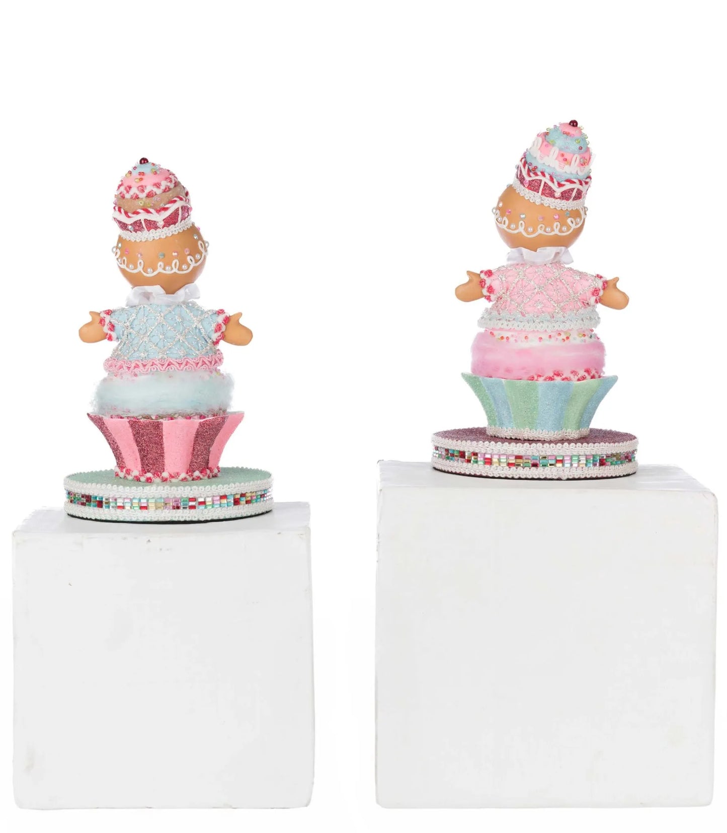 Katherine's Collection Christmas Sweet Delights Gingerbread Stocking Holders Katherine's Collection Gingerbread Boy and Girl Stocking Holders