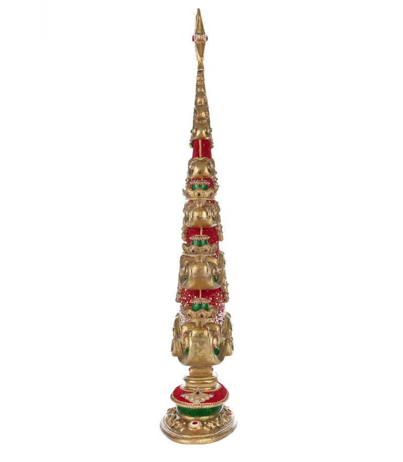 Katherine's Collection Christmas Ball Tree With Candles Katherine's Collection Royal Christmas Ball Tree Candelabra