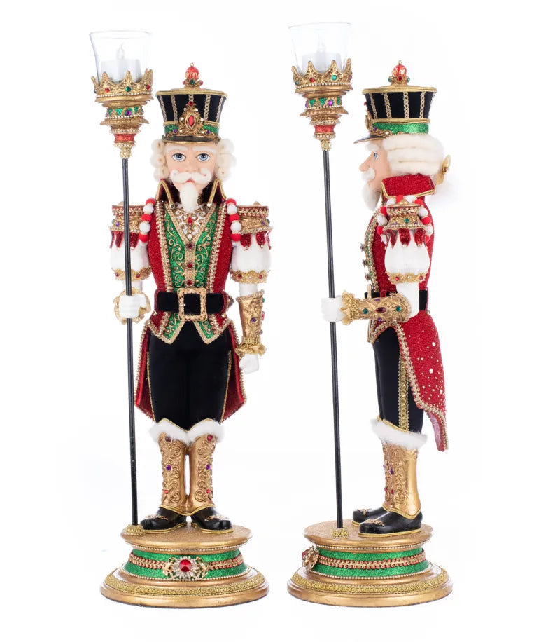 Katherine's Collection Royal Christmas Ball Nutcracker Set of 2 Votive Katherine's Collection Nutcrackers