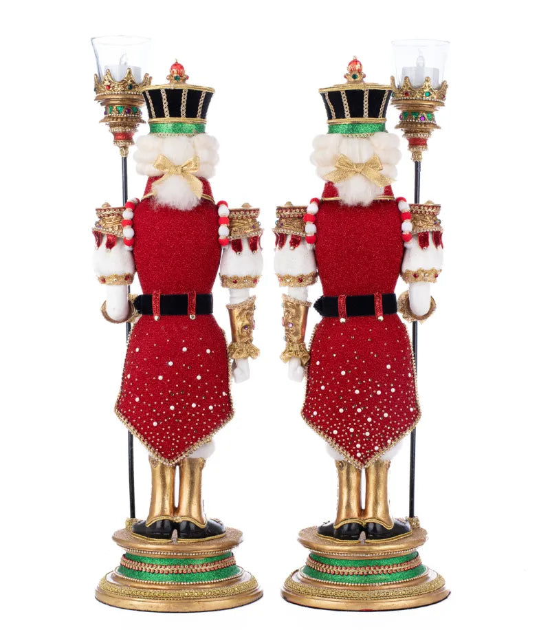 Katherine's Collection Royal Christmas Ball Nutcracker Set of 2 Votive Katherine's Collection Nutcrackers
