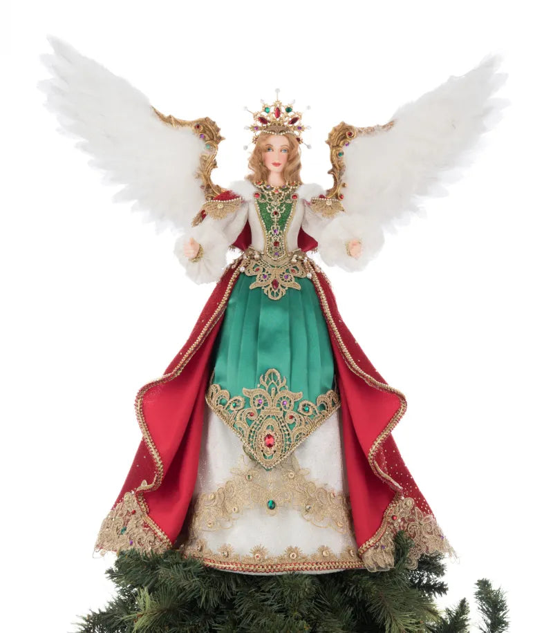Katherine's Collection Christmas Ball Angelina Tree Topper Katherine's Collection Angel Tree Topper