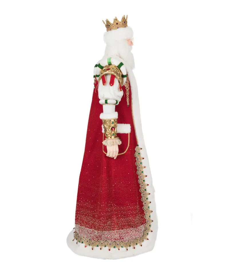 Katherine's Collection Christmas Life Size King Christian Claus Of The North Pole Katherine's Collection Royal Christmas Ball Life Size Santa