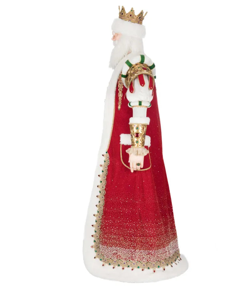 Katherine's Collection Christmas Life Size King Christian Claus Of The North Pole Katherine's Collection Royal Christmas Ball Life Size Santa