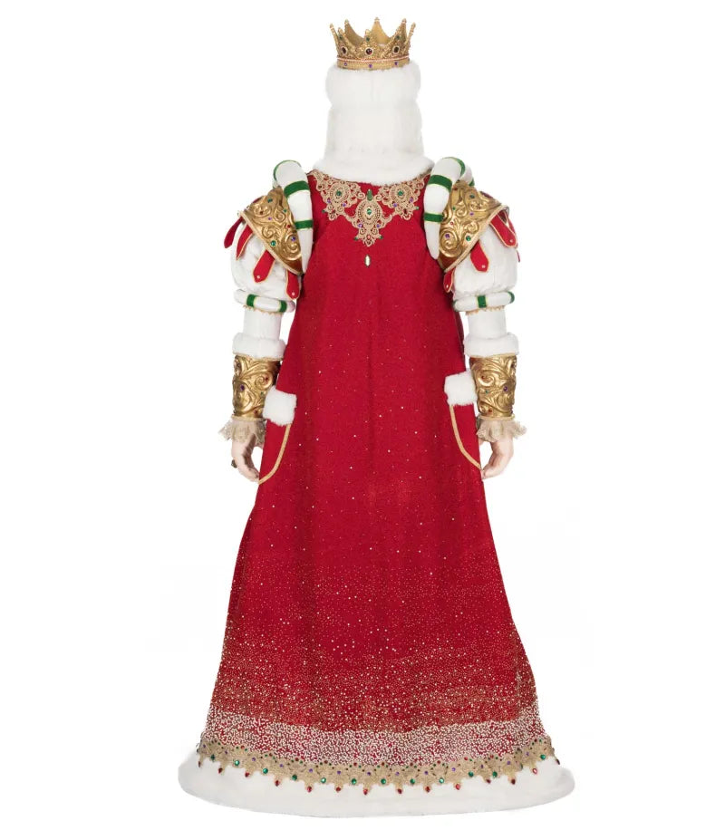 Katherine's Collection Christmas Life Size King Christian Claus Of The North Pole Katherine's Collection Royal Christmas Ball Life Size Santa