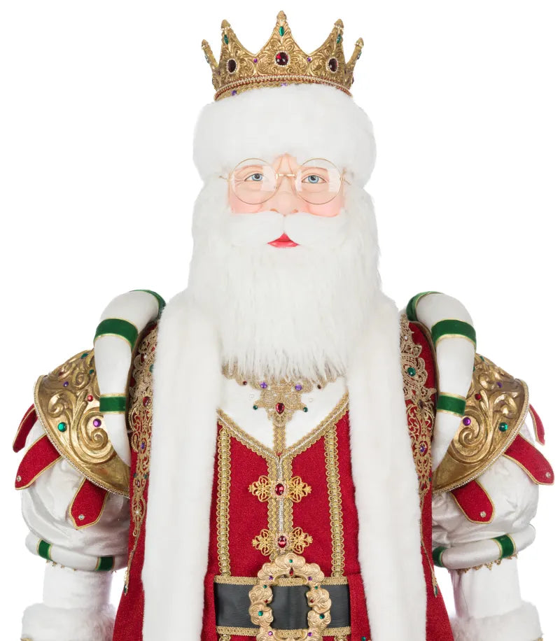 Katherine's Collection Christmas Life Size King Christian Claus Of The North Pole Katherine's Collection Royal Christmas Ball Life Size Santa