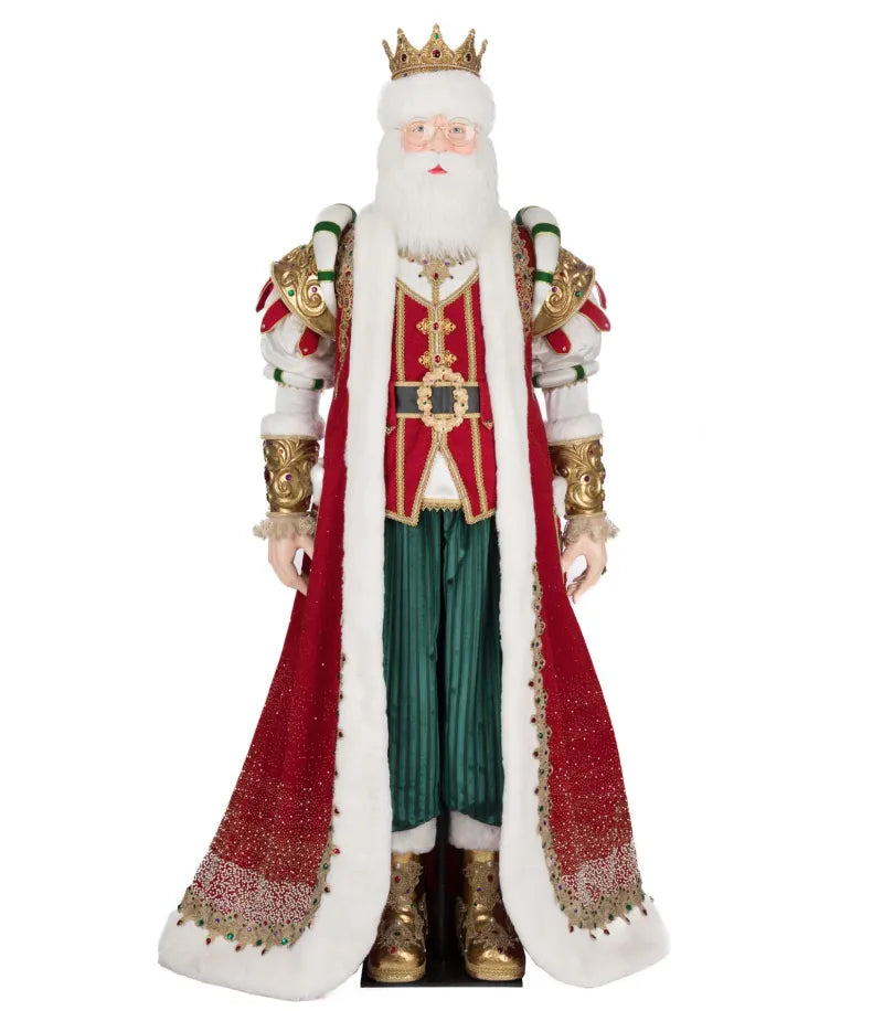 Katherine's Collection Christmas Life Size King Christian Claus Of The North Pole Katherine's Collection Royal Christmas Ball Life Size Santa
