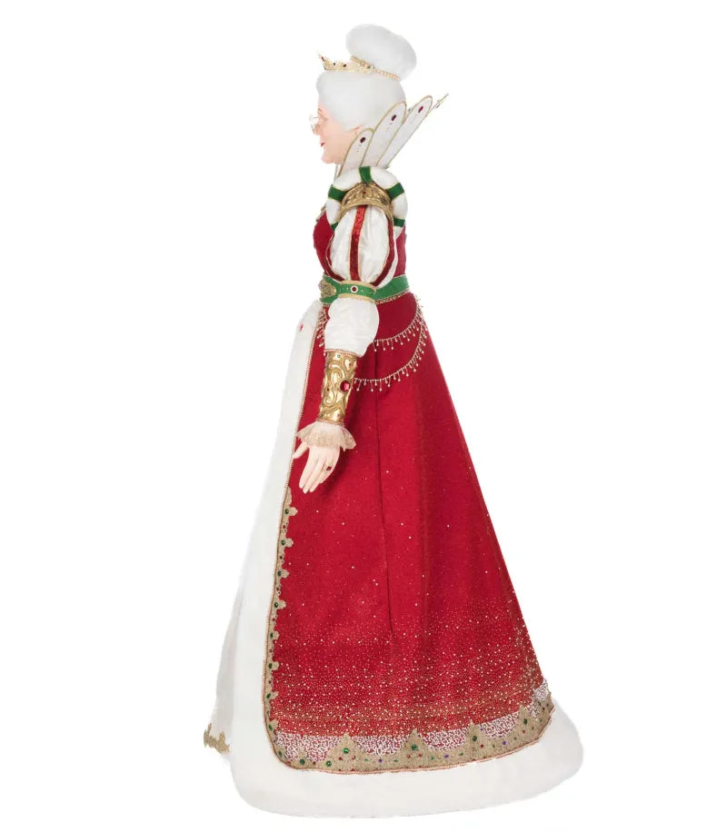 Katherine's Collection Christmas Life Size Queen Noelle Claus Of The North Pole Katherine's Collection Royal Christmas Ball Life Size Mrs. Claus