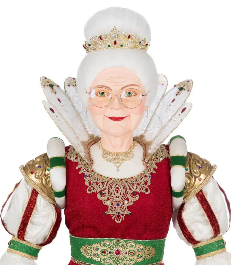 Katherine's Collection Christmas Life Size Queen Noelle Claus Of The North Pole Katherine's Collection Royal Christmas Ball Life Size Mrs. Claus