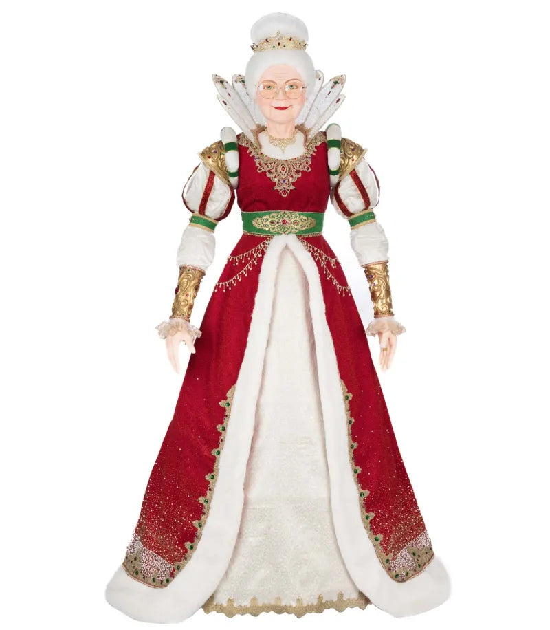 Katherine's Collection Christmas Life Size Queen Noelle Claus Of The North Pole Katherine's Collection Royal Christmas Ball Life Size Mrs. Claus