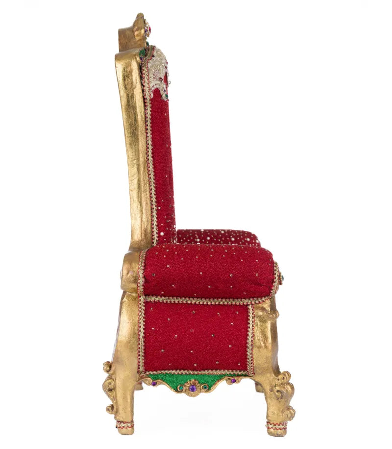 Katherine's Collection Royal Christmas Ball Santa's Throne Katherine's Collection Royal Christmas Ball Santa Chair
