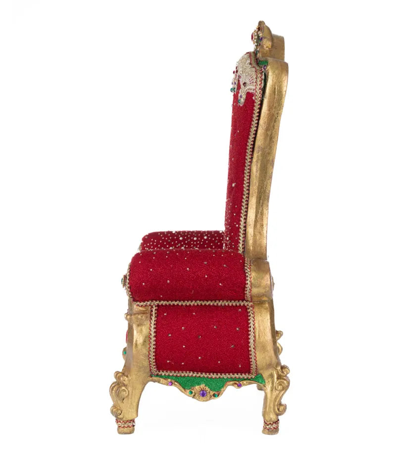 Katherine's Collection Royal Christmas Ball Santa's Throne Katherine's Collection Royal Christmas Ball Santa Chair