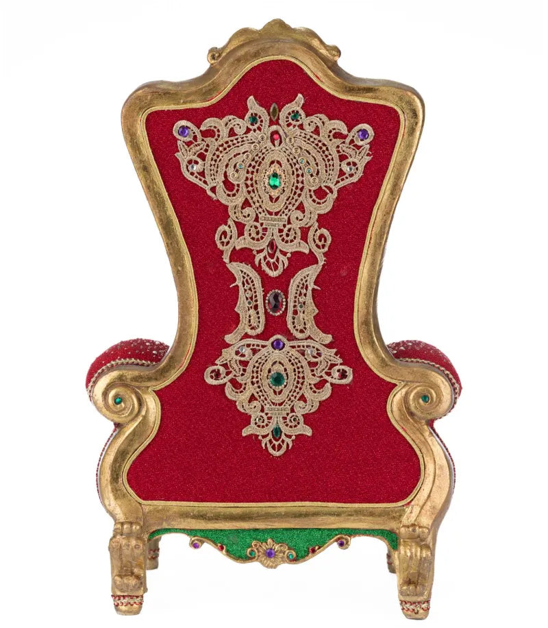 Katherine's Collection Royal Christmas Ball Santa's Throne Katherine's Collection Royal Christmas Ball Santa Chair
