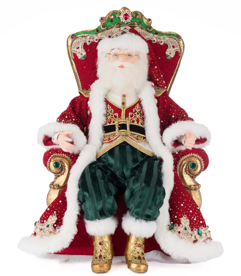 Katherine's Collection Royal Christmas Ball Santa's Throne Katherine's Collection Royal Christmas Ball Santa Chair
