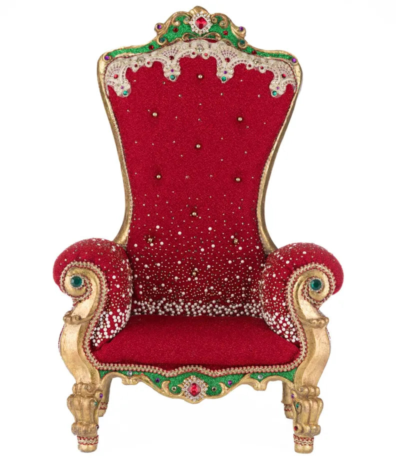 Katherine's Collection Royal Christmas Ball Santa's Throne Katherine's Collection Royal Christmas Ball Santa Chair