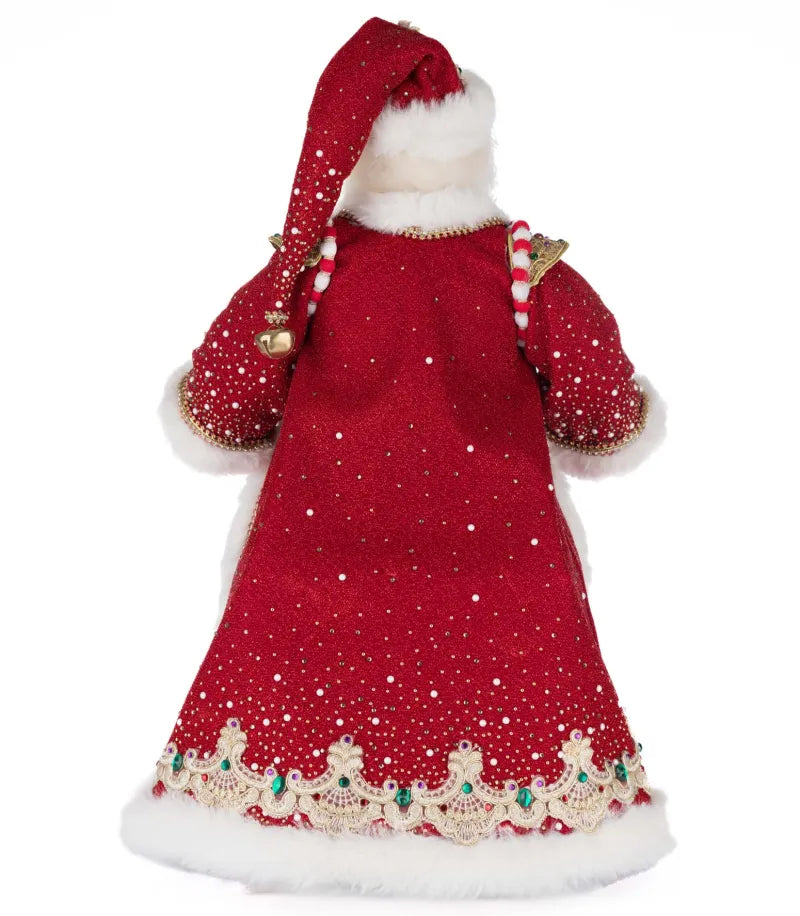 Katherine's Collection Christmas King Christian Claus Sitting Doll Katherine's Collection Royal Christmas Ball Santa