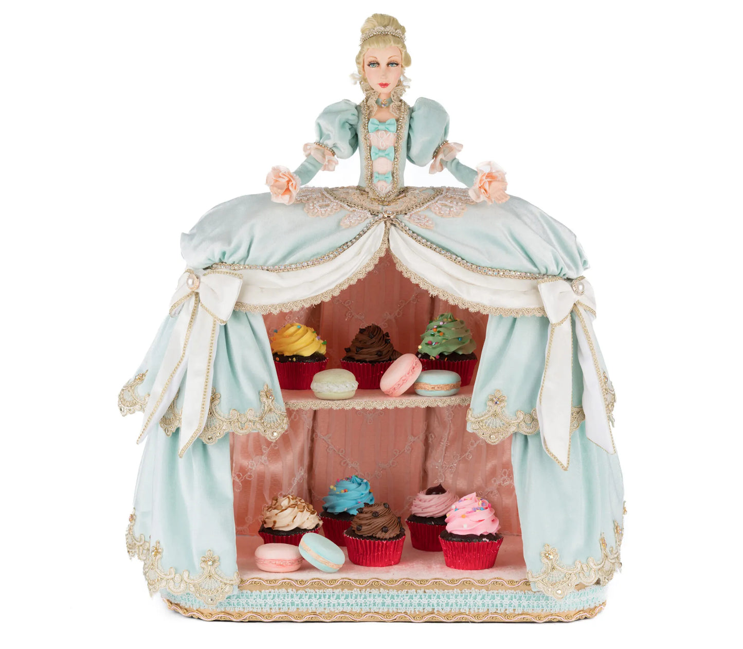 Katherine's Collection Christmas Joyeux Grande Dame Server Katherine's Collection Lady Dessert Server